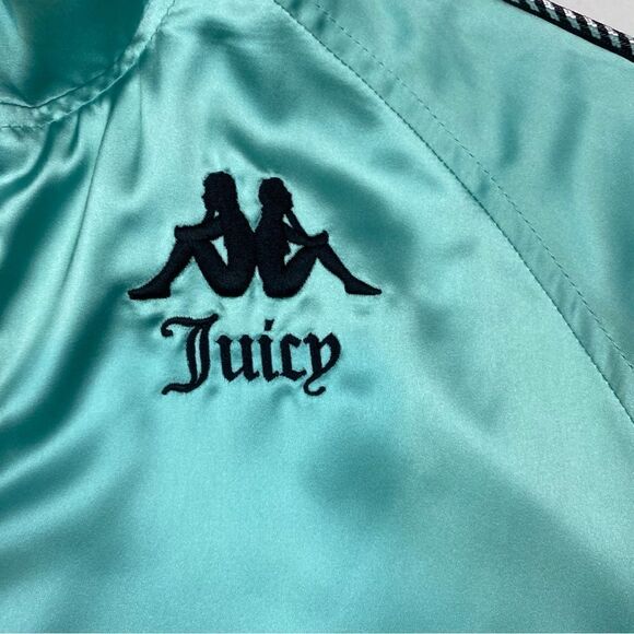 Kappa X Juicy Couture Egira Green Black Athleisure Track Jacket XS NWT - Picture 7 of 9